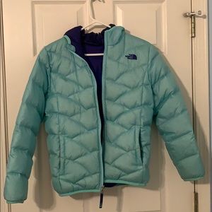 The North Face reversible girls jacket